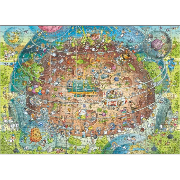 Cosmic Habitat Funky Zoo 1000 Piece Jigsaw Puzzle Heye - for just $29.99! 