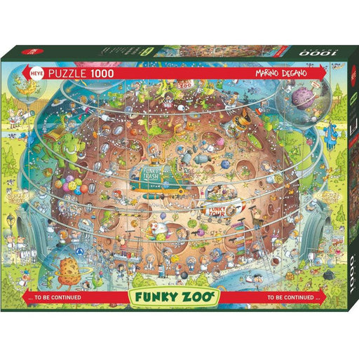 Cosmic Habitat Funky Zoo 1000 Piece Jigsaw Puzzle Heye - for just $29.99! 