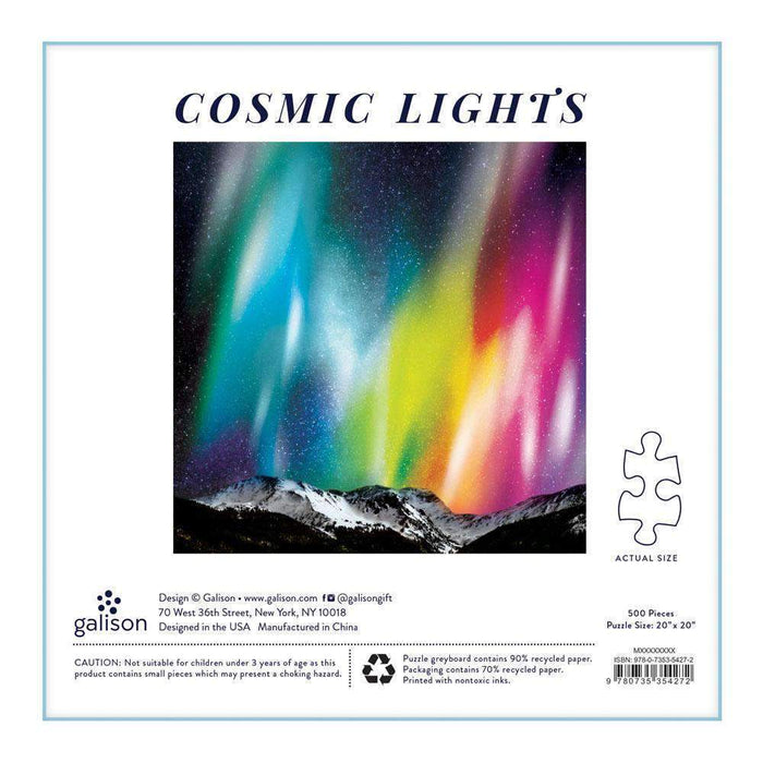 Cosmic Lights 500 Piece Jigsaw Puzzle Galison - for just $17.99! 