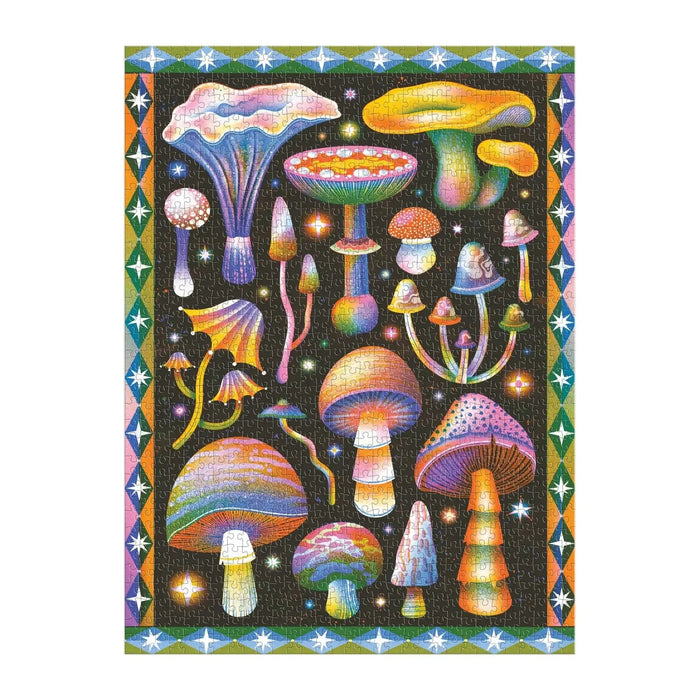 Cosmic Mushrooms 1000 Piece Jigsaw Puzzle Galison - for just $19.99! 