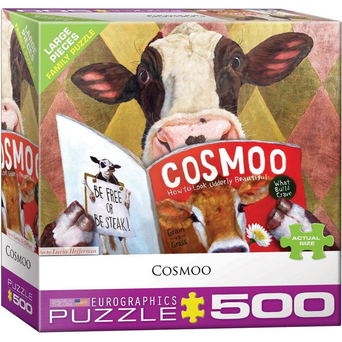 Cosmoo 500 Piece Jigsaw Puzzle Eurographics - for just $17.99! 