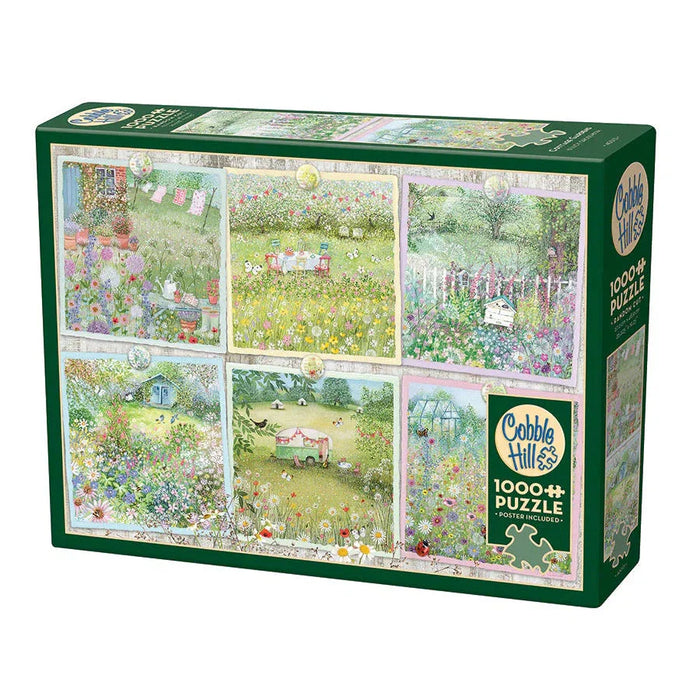 Cottage Gardens 1000 Piece Jigsaw Puzzle Cobble Hill - for just $19.99! 
