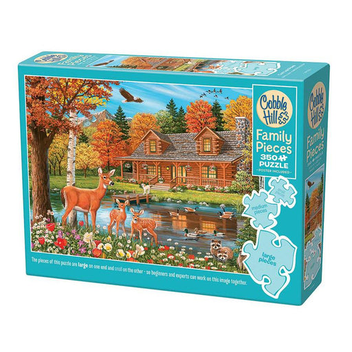 Cottage Pond 350 Piece Family Jigsaw Puzzle Cobble Hill - for just $18.99! 