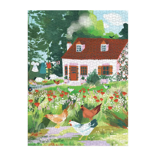 Cottage Wildflowers 1000 Piece Jigsaw Puzzle Galison - for just $19.99! 