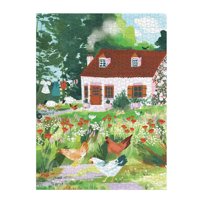 Cottage Wildflowers 1000 Piece Jigsaw Puzzle Galison - for just $19.99! 
