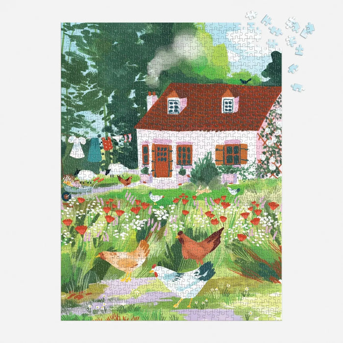 Cottage Wildflowers 1000 Piece Jigsaw Puzzle Galison - for just $19.99! 