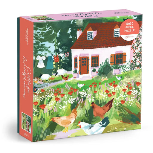 Cottage Wildflowers 1000 Piece Jigsaw Puzzle Galison - for just $19.99! 