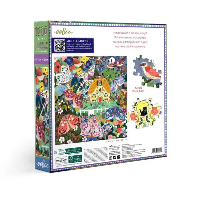 Cottage at Dusk 1000 Piece Jigsaw Puzzle eeBoo - for just $26.99! 