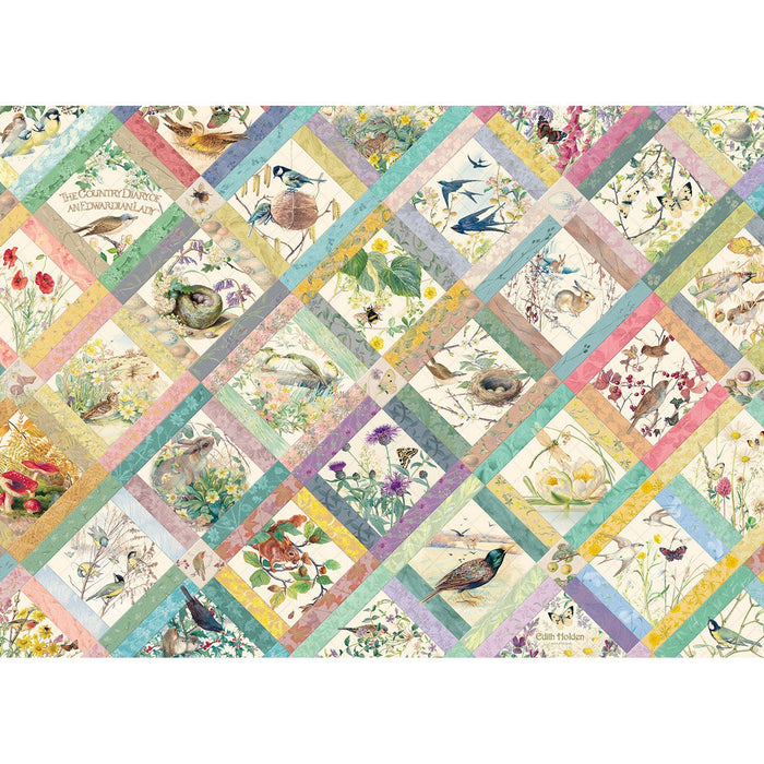 Country Diary Quilt 1000 Piece Jigsaw Puzzle Cobble Hill - for just $19.99! 