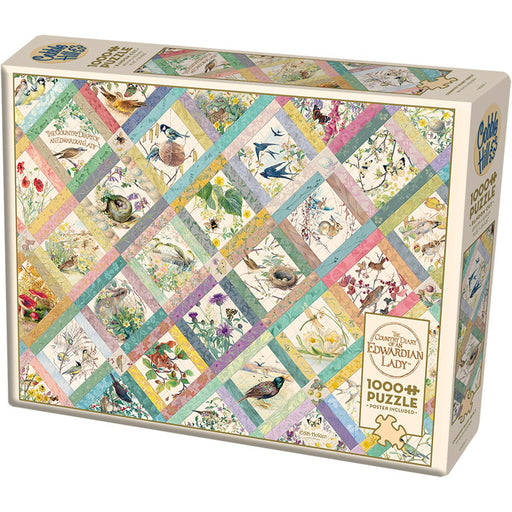 Country Diary Quilt 1000 Piece Jigsaw Puzzle Cobble Hill - for just $19.99! 