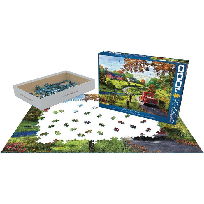Country Drive 1000 Piece Jigsaw Puzzle Eurographics - for just $21.99! 