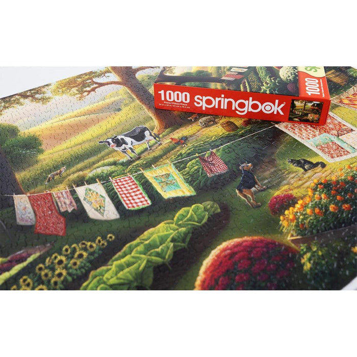 Country Farm Life 1000 Piece Jigsaw Puzzle Springbok - for just $19.99! 