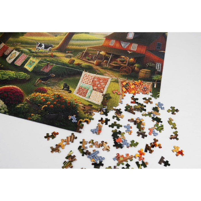 Country Farm Life 1000 Piece Jigsaw Puzzle Springbok - for just $19.99! 