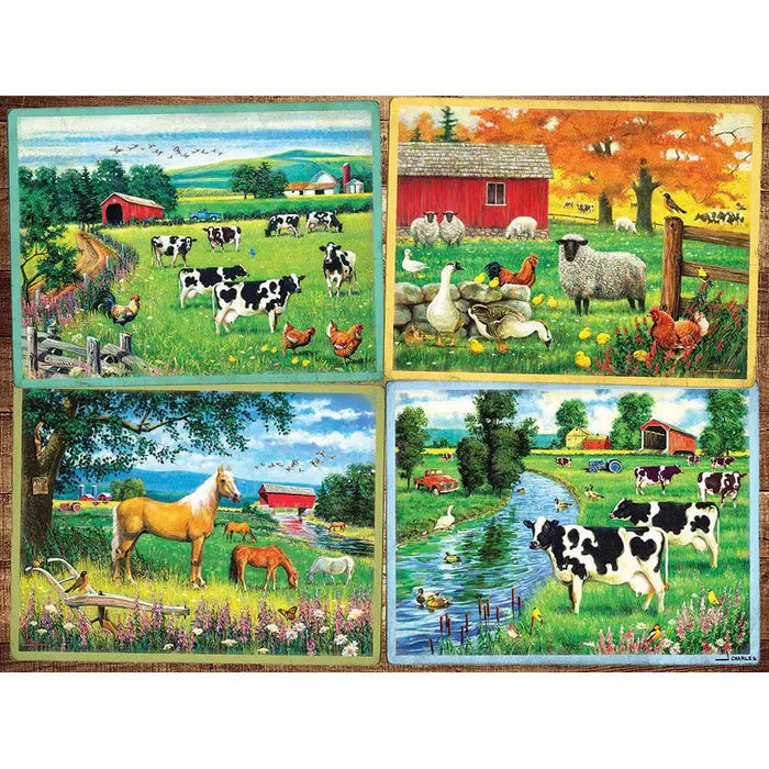 Country Friends 275 Large Piece Jigsaw Puzzle Cobble Hill - for just $17.99! 