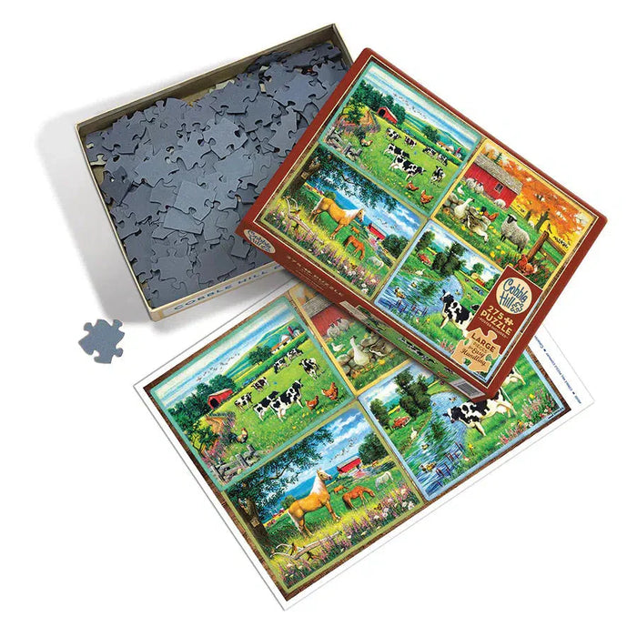 Country Friends 275 Large Piece Jigsaw Puzzle Cobble Hill - for just $17.99! 