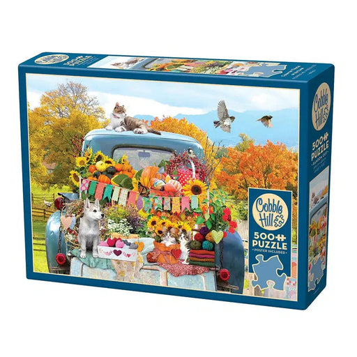 Country Truck in Autumn 500 Piece Jigsaw Puzzle Cobble Hill - for just $17.99! 