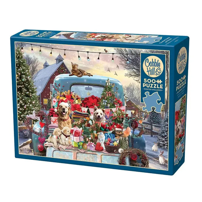 Country Truck in Winter 500 Piece Jigsaw Puzzle Cobble Hill - for just $17.99! 