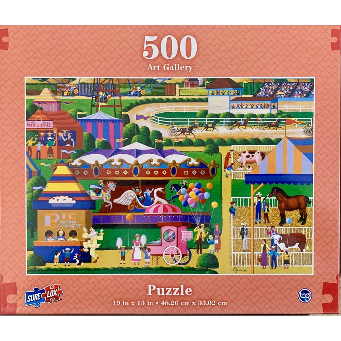 County Fair 500 Piece Jigsaw Puzzle Sure Lox - for just $14.99! 
