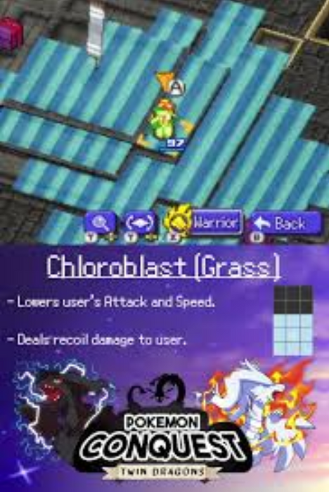 Pokemon Conquest Twin Dragons NDS Nintendo DS ROM Hack Video Game - for just $26.99! 