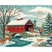 Covered Bridge Christmas 210 Piece Jigsaw Puzzle Boardwalk - for just $11.99! 