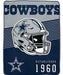 Dallas Cowboys 60" x 80" Helmet Stripes Royal Plush Blanket - for just $49.99! 