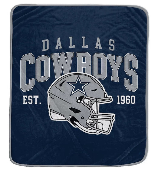 Dallas Cowboys 50" x 60" Vintage Arch Block Blanket - for just $24.99! 