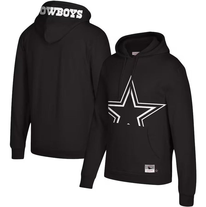 Dallas Cowboys Mitchell & Ness Big Face 3.0 Hoodie - Premium Sweatshirts, Hoodies, & Jackets - Football - Just $109.99! Shop now at Retro Gaming of Denver