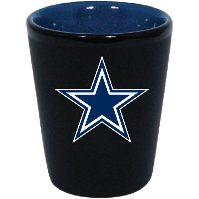 Dallas Cowboys Matte Black/Inner Color Shot Glass - for just $9.99! 