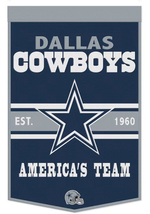 Dallas Cowboys 24" x 38" Primary Wool Banner - for just $99.99! 