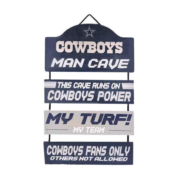 Dallas Cowboys Wooden Man Cave Dangle Sign - for just $29.99! 