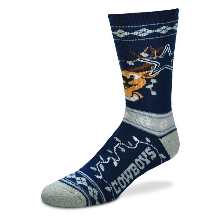 Dallas Cowboys Sweater Stripe Holiday Socks - for just $17.99! 