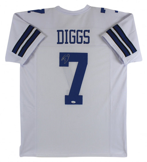 Trevon Diggs Dallas Cowboys Autographed White Football Jersey - for just $229.99! 