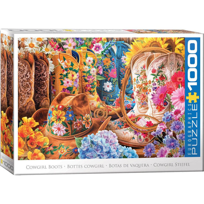 Cowgirl Boots 1000 Piece Jigsaw Puzzle Eurographics - for just $21.99! 