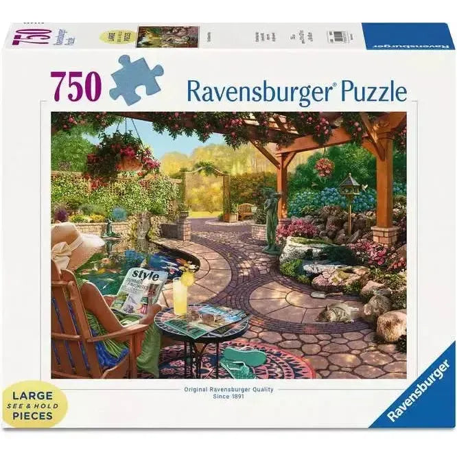 Cozy Backyard Bliss 750 Piece Jigsaw Puzzle Ravensburger - for just $29.99! 