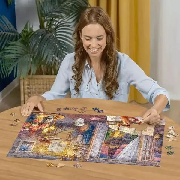 Cozy Bathroom 500 Large Piece Jigsaw Puzzle Ravensburger - for just $24.99! 