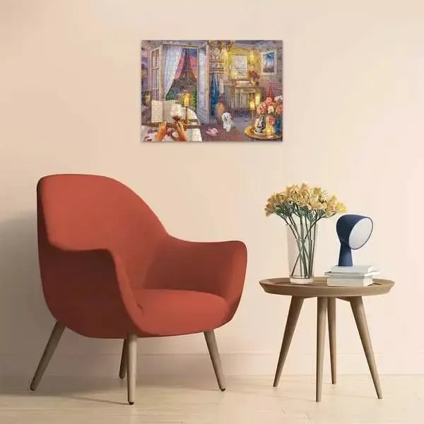Cozy Bathroom 500 Large Piece Jigsaw Puzzle Ravensburger - for just $24.99! 