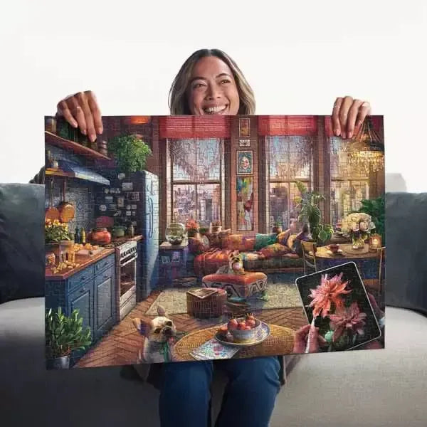 Cozy Boho Studio 500 Large Piece Jigsaw Puzzle Ravensburger - for just $24.99! 