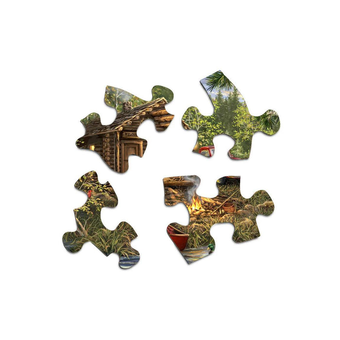 Cozy Cabin Life 500 Piece Jigsaw Puzzle Springbok - for just $17.99! 