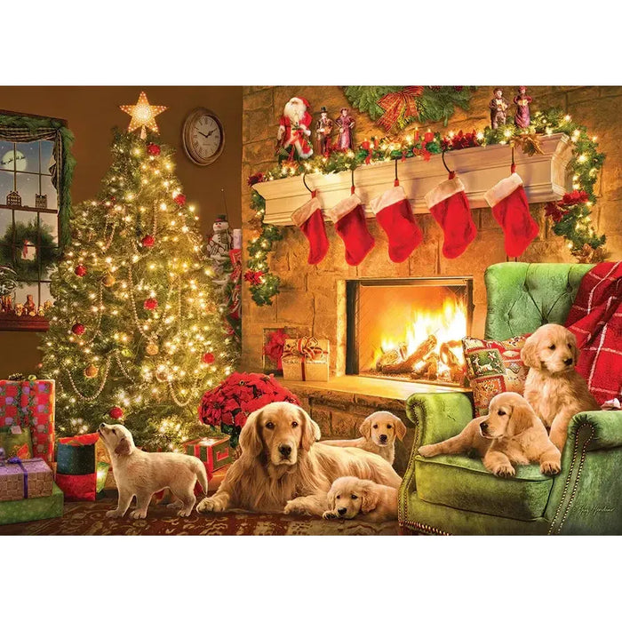 Cozy Fireplace 1000 Piece Jigsaw Puzzle Cobble Hill - for just $19.99! 