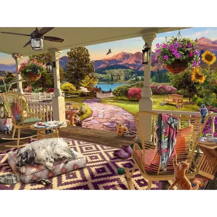 Cozy Front Porch 750 Piece Jigsaw Puzzle Ravensburger - for just $29.99! 