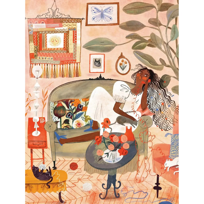 Cozy Night In 500 Piece Jigsaw Puzzle NYPC - for just $26.99! 