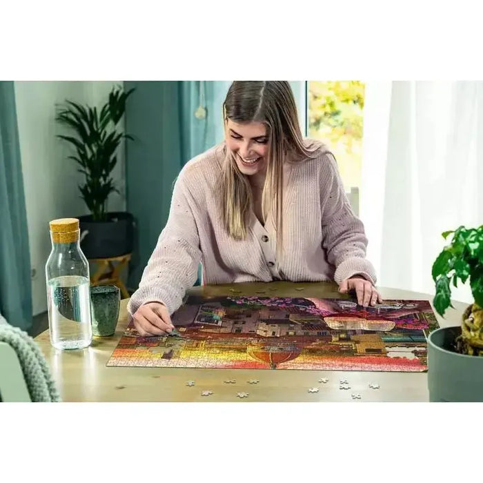 Cozy Wine Terrace 500 Large Piece Jigsaw Puzzle Ravensburger - for just $24.99! 