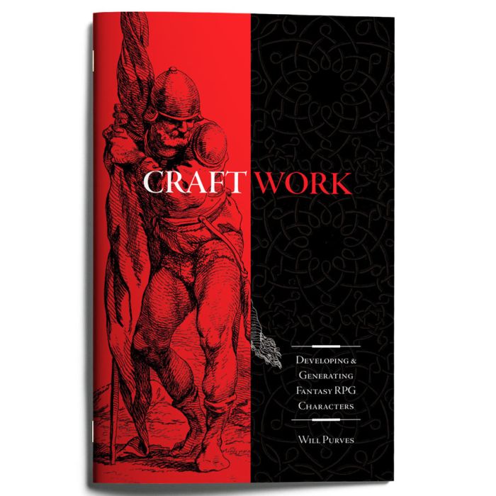 CraftWork: Developing & Generating Fantasy RPG Characters - for just $15! 