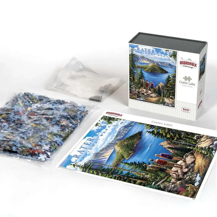 Crater Lake National Park 500 Piece Jigsaw Puzzle Boardwalk - for just $21.99! 