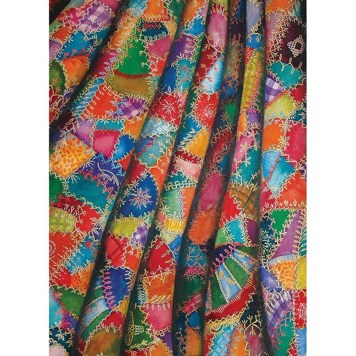 Crazy Quilt 1000 Piece Jigsaw Puzzle Cobble Hill - for just $19.99! 