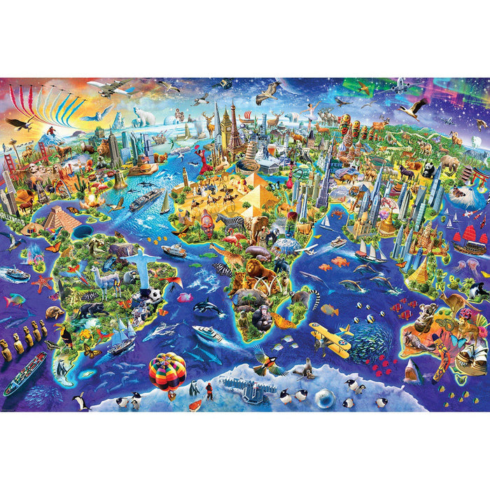 Crazy World 2000 Piece Jigsaw Puzzle Eurographics - for just $29.99! 