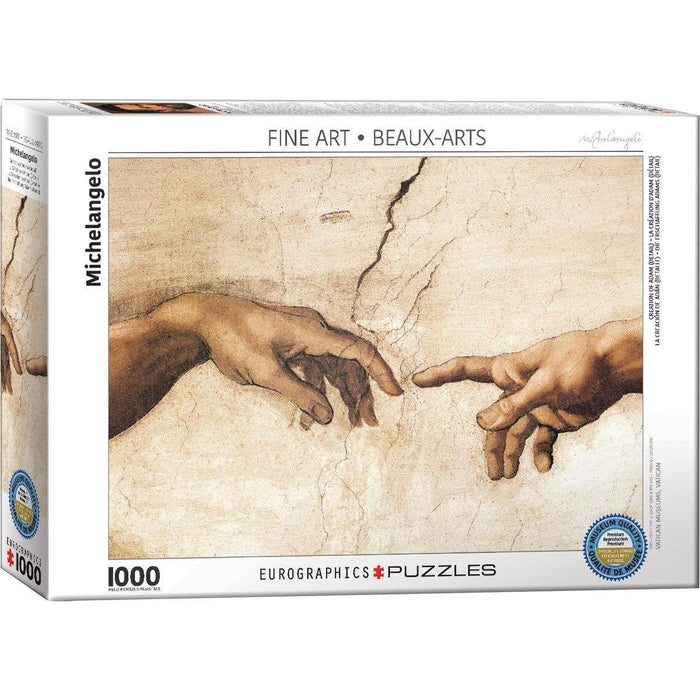 Creation of Adam (Detail) 1000 Piece Jigsaw Puzzle Eurographics - for just $21.99! 