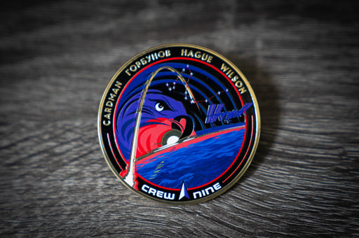 NASA Crew-9 USCV-9 Mission Patch Hard Enamel Pin - for just $11.95! 