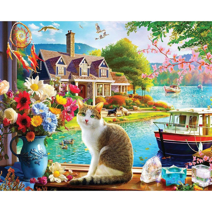 Crisp Morning 1000 Piece Jigsaw Puzzle Springbok - for just $19.99! 