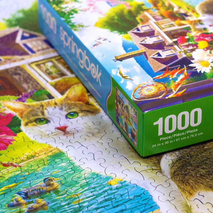 Crisp Morning 1000 Piece Jigsaw Puzzle Springbok - for just $19.99! 
